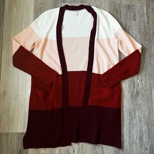 J. Crew multicolor cardigan with pockets